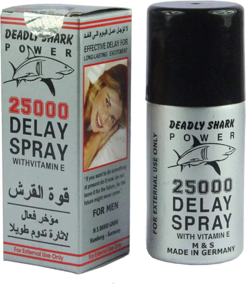 Deadly Shark Power 25000 Delay Timing Spray