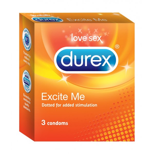 Durex Excite Me Condom Pack of 3