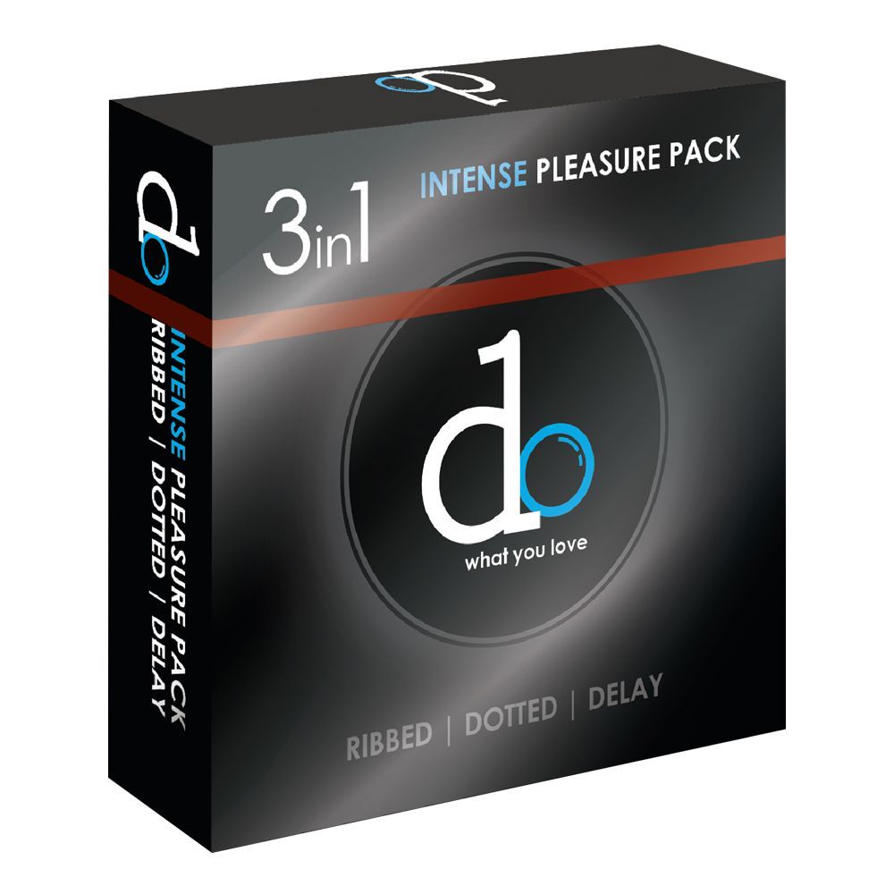 Do Intense Pleasure pack of 3 Condoms