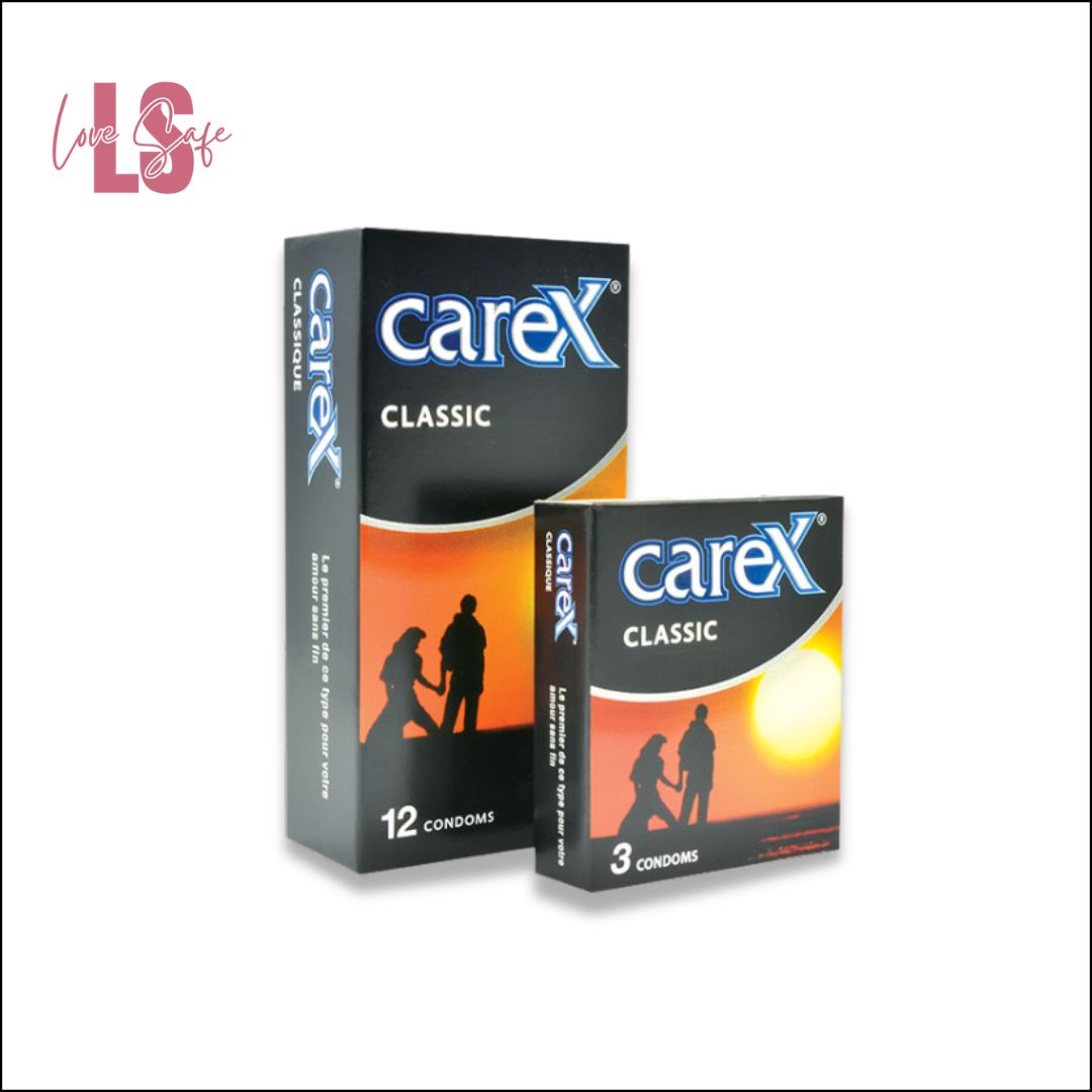 CareX Classic Condoms Pack of 12 Condoms