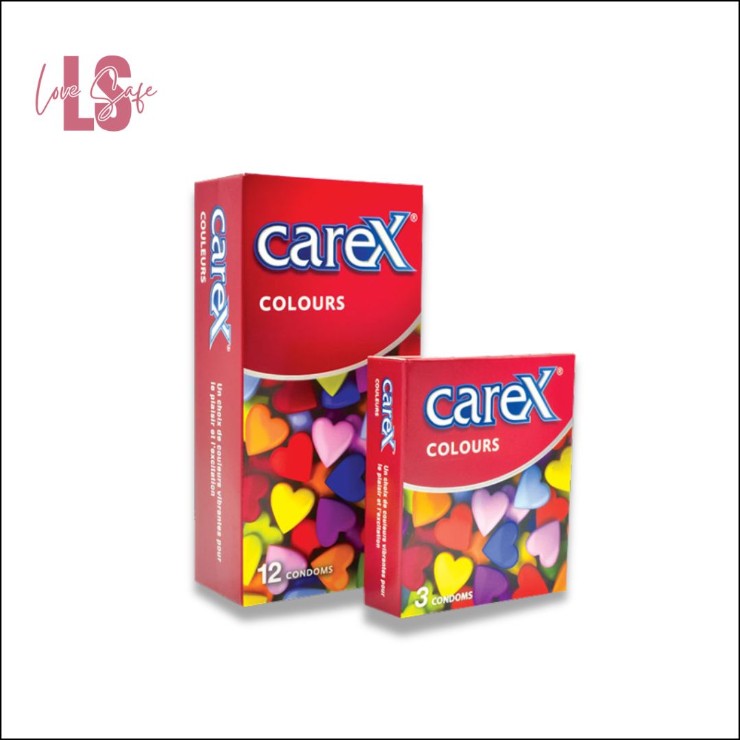 CareX Colors Condoms Pack of 12 Condoms
