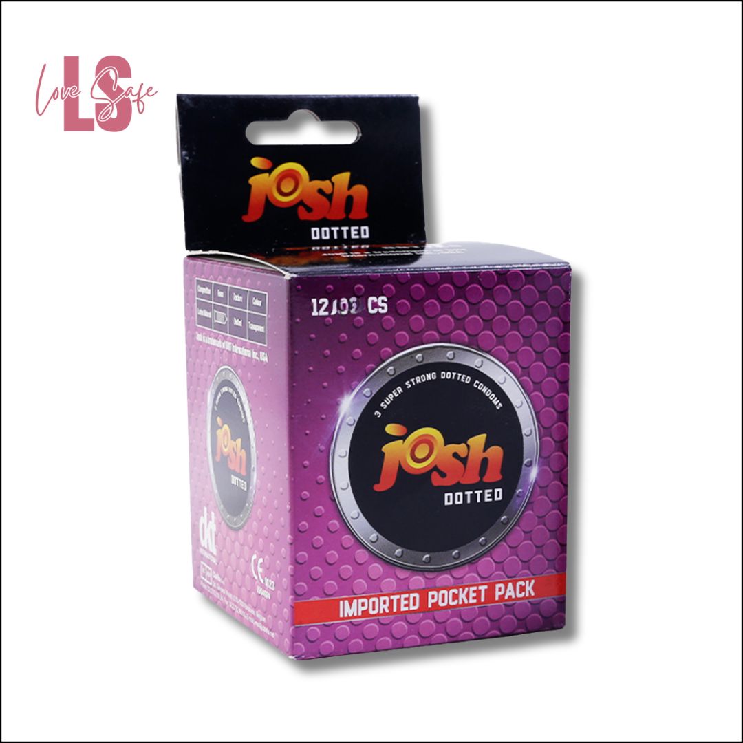 JOSH Dotted Condoms Complete Box of 48 Condoms