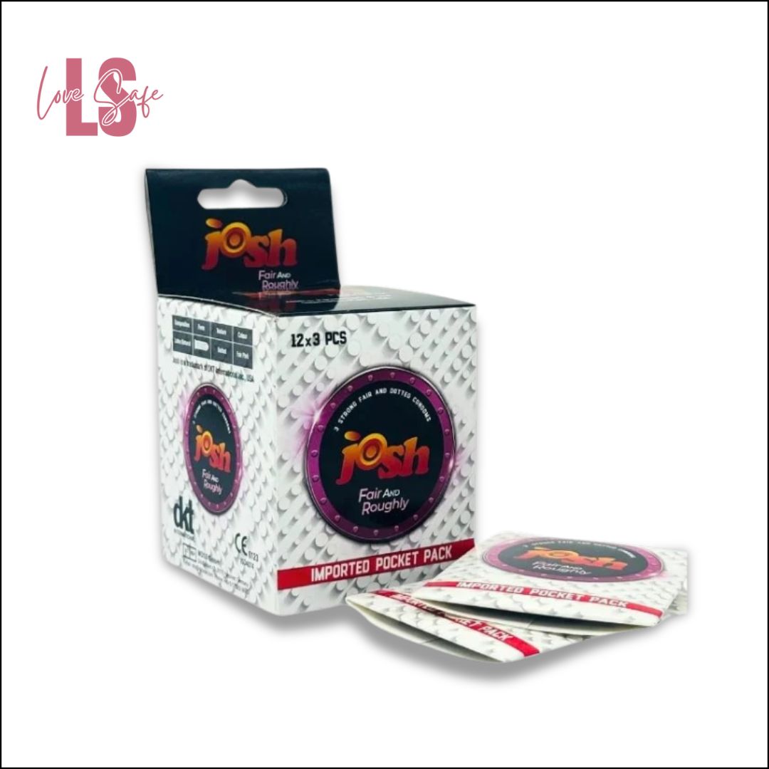 JOSH Fair and Roughly Condoms Complete Box 48 Condoms