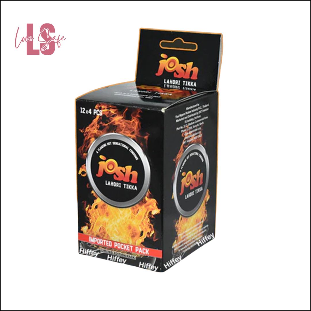 JOSH Lahori Tikka Flavored Condom Complete Pack of 36 Condoms