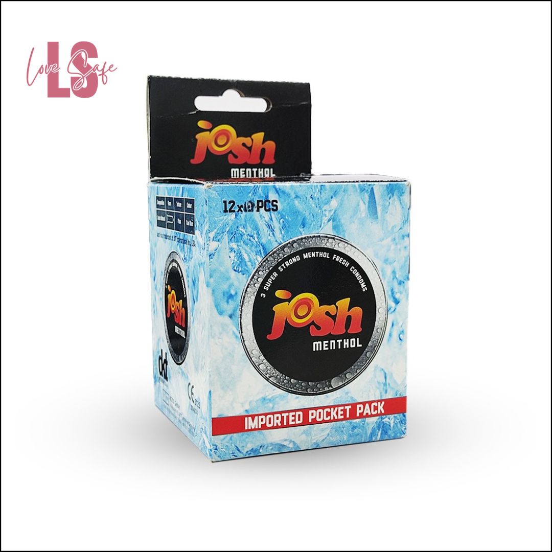 JOSH Menthol Complete Box Pack of 48 Condoms