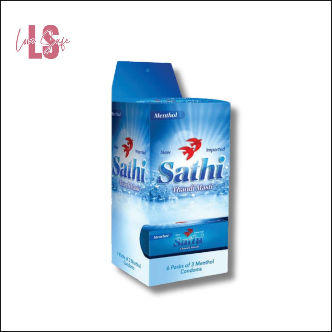 SATHI Menthol Complete Box Pack of 30 Condoms