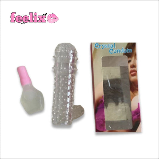 Hard Silicone Reusable (Washable) Condom with extra Lubricant. Universal Size